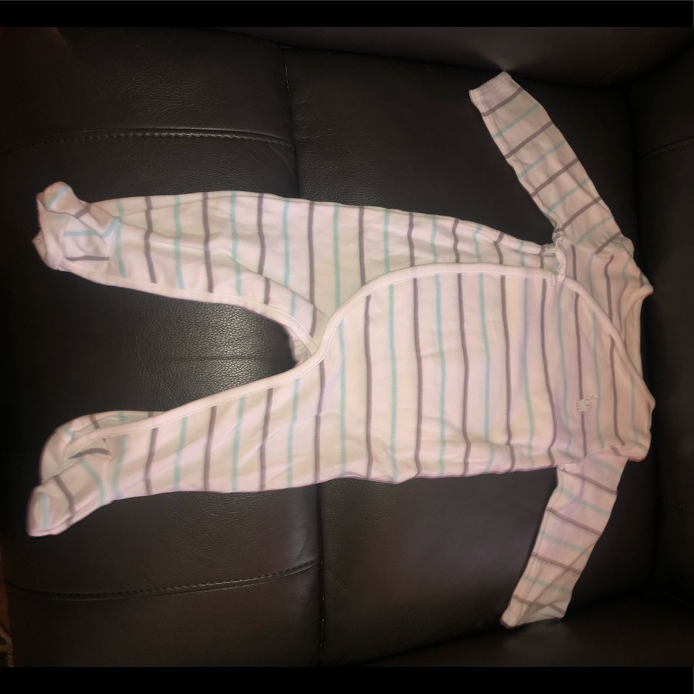 Janie and Jack Footie Pajamas button up 6-9 months